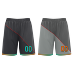 Custom Gray Classic Style Reversible Basketball Uniform Personalized Ordinary BBJR-D017024