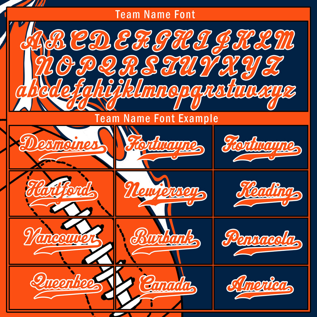 Custom Blue Orange Classic Style Personalized Authentic Baseball Jersey UN002-D0b0a00-a0