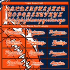Custom Blue Orange Classic Style Personalized Authentic Baseball Jersey UN002-D0b0a00-a0
