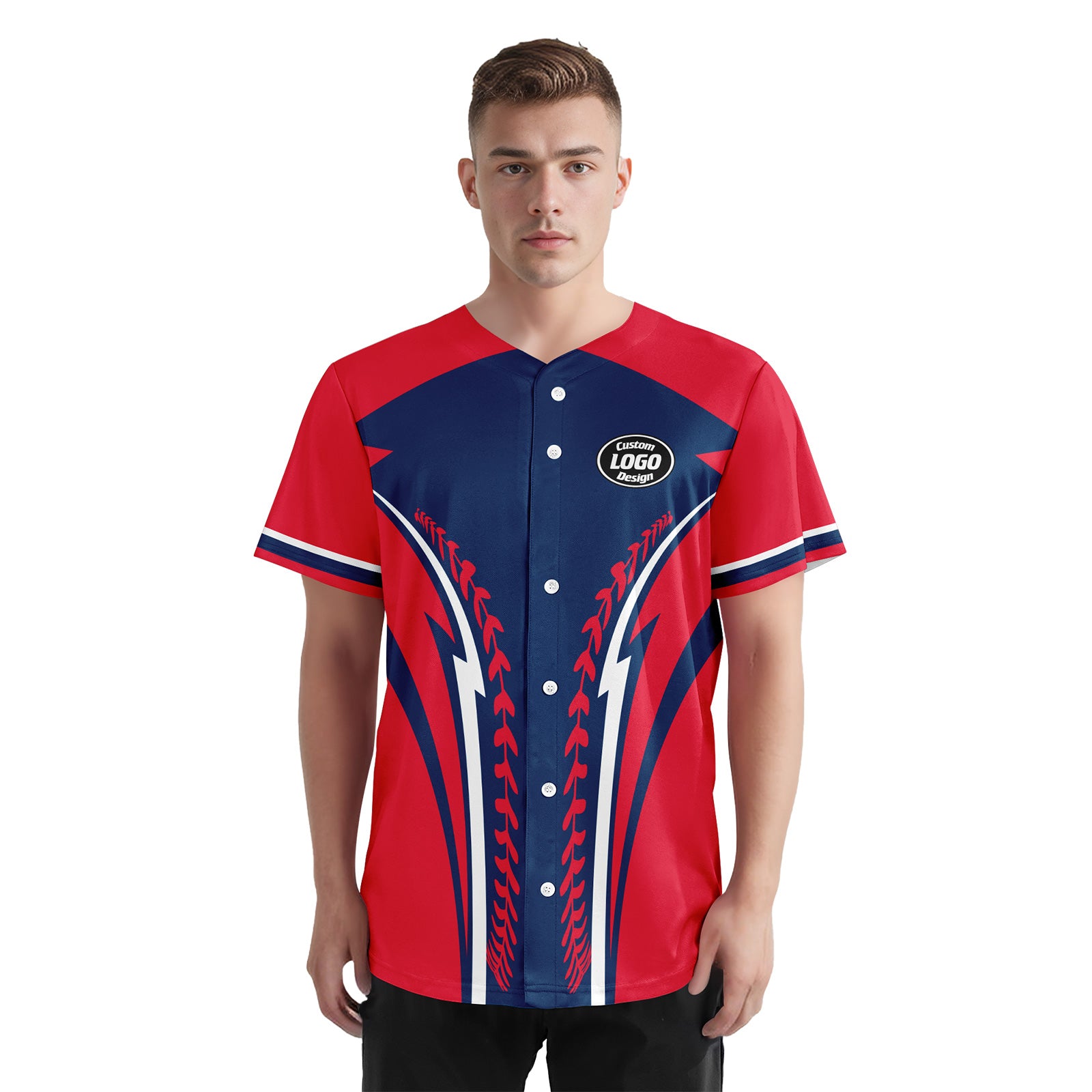 Custom Personalized Authentic Baseball Jersey BSBJ01-E023019-9