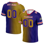 Custom Purple Yellow Maryland Personalized Authentic Football Jersey FBJ02-D028017-17