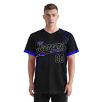 Custom Gothic Personalized Authentic Baseball Jersey BSBJ01-E06010