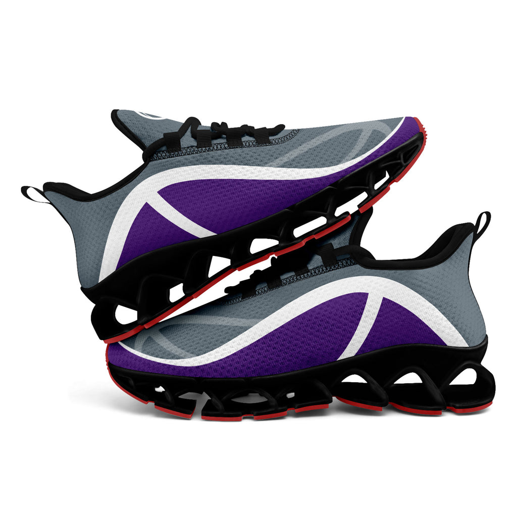 Custom Purple Gray Maxsoul Shoes Personalized Sneaker FN003XD-D020391-8