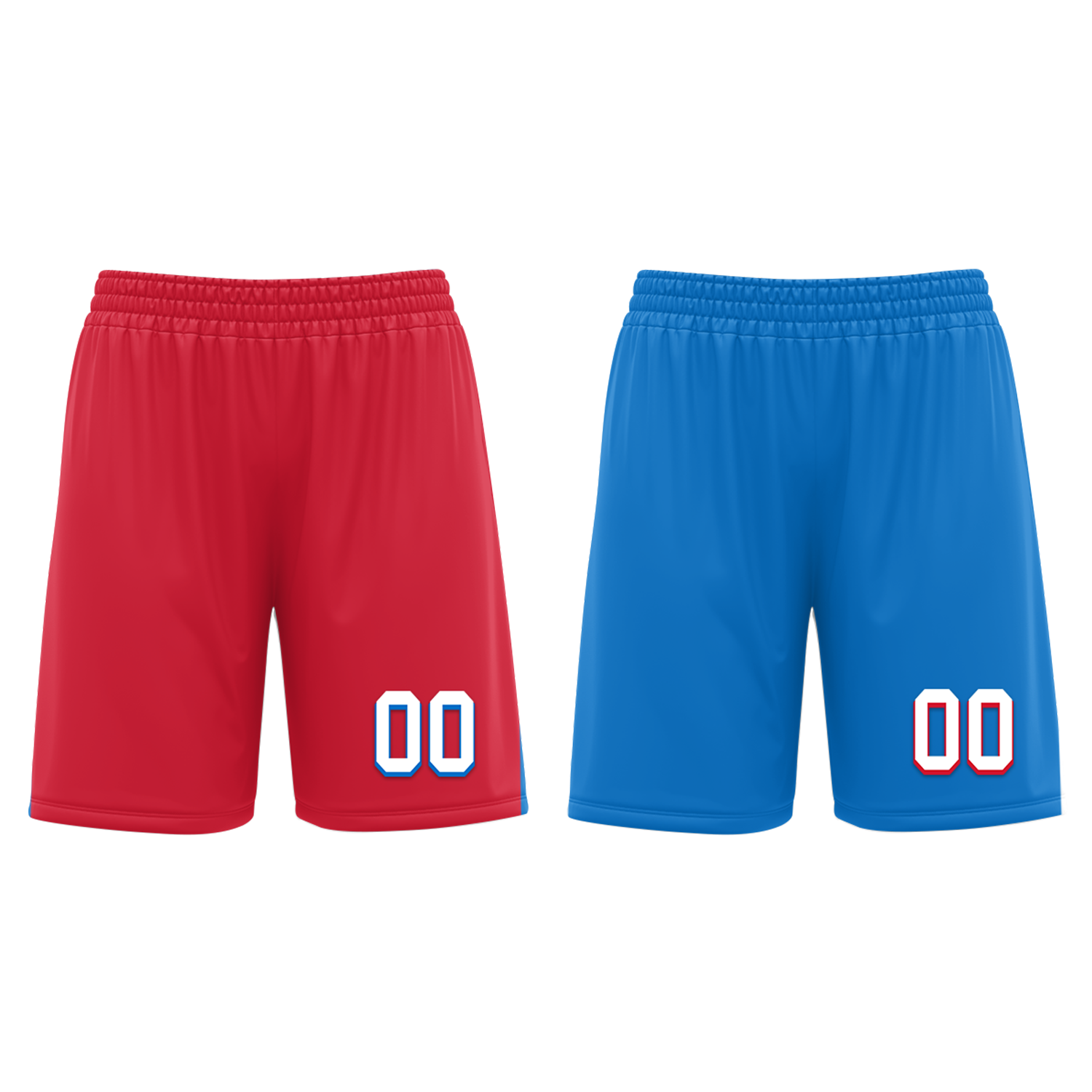 Custom Red Blue Classic Style Reversible Basketball Uniform Personalized Ordinary BBJR-D017022