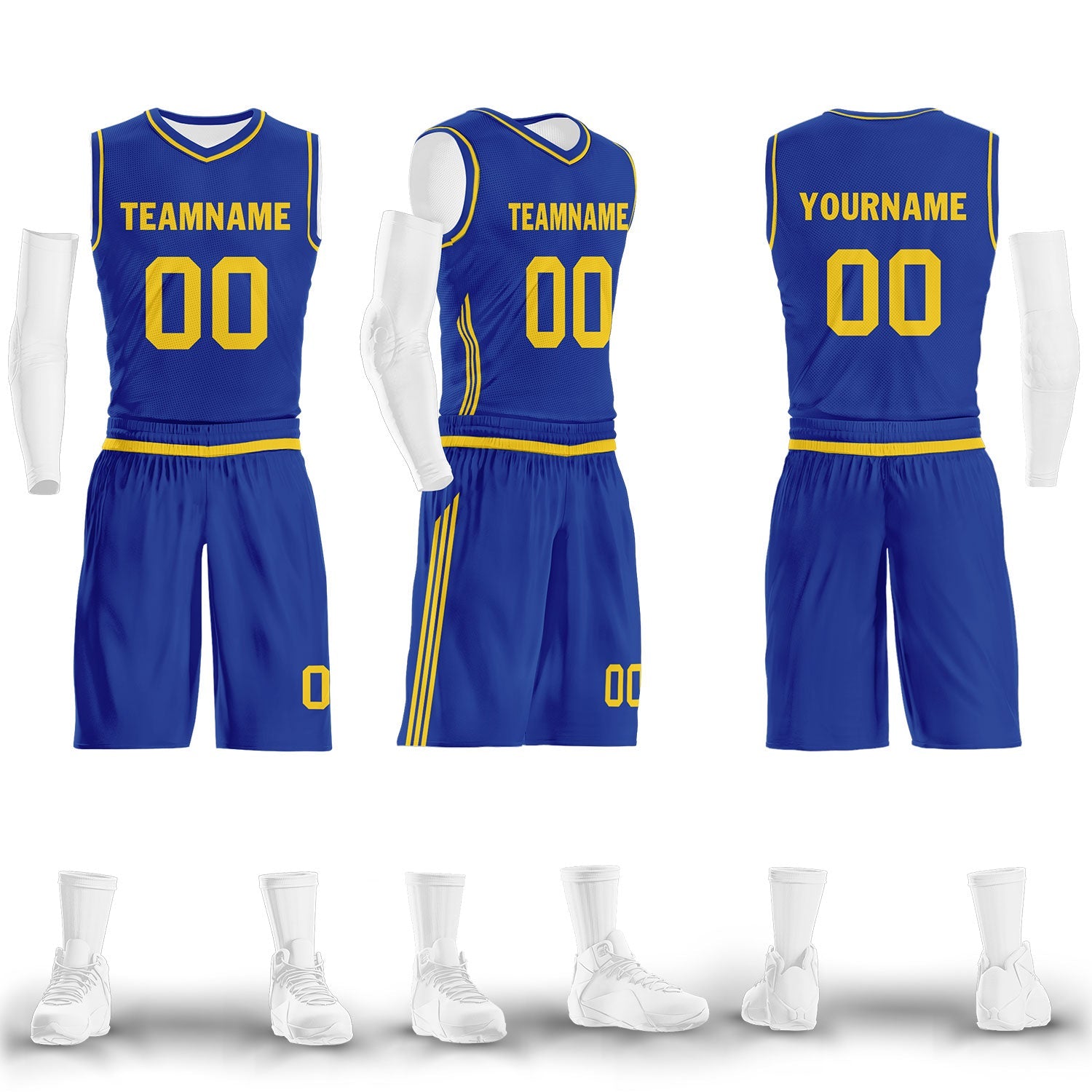 Custom Blue Classic Style Sports Uniform Basketball Jersey BBJ01-D020105-12
