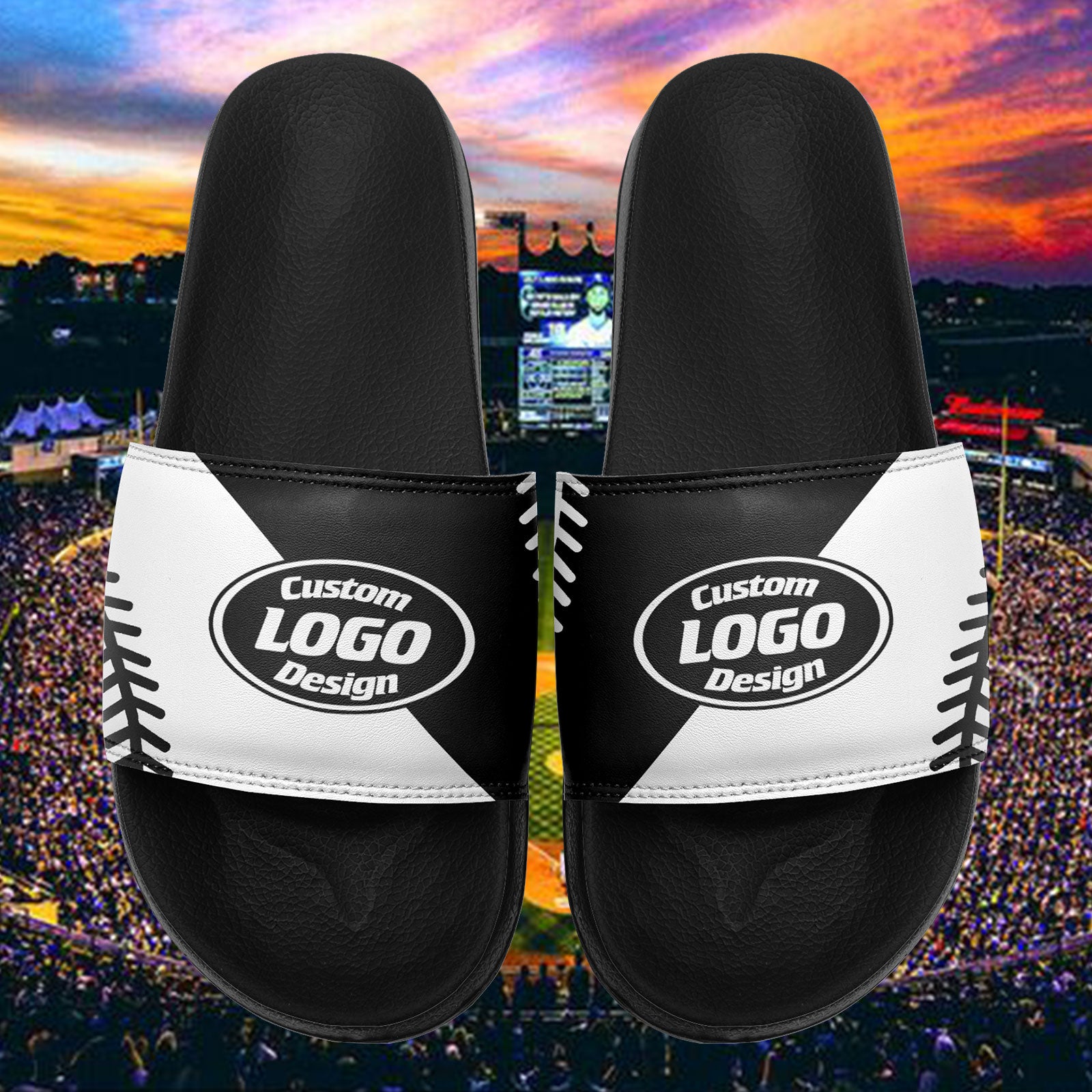 Custom Personalized Slide Sandal Shoes Personalized Sneaker FN055-E023029-7