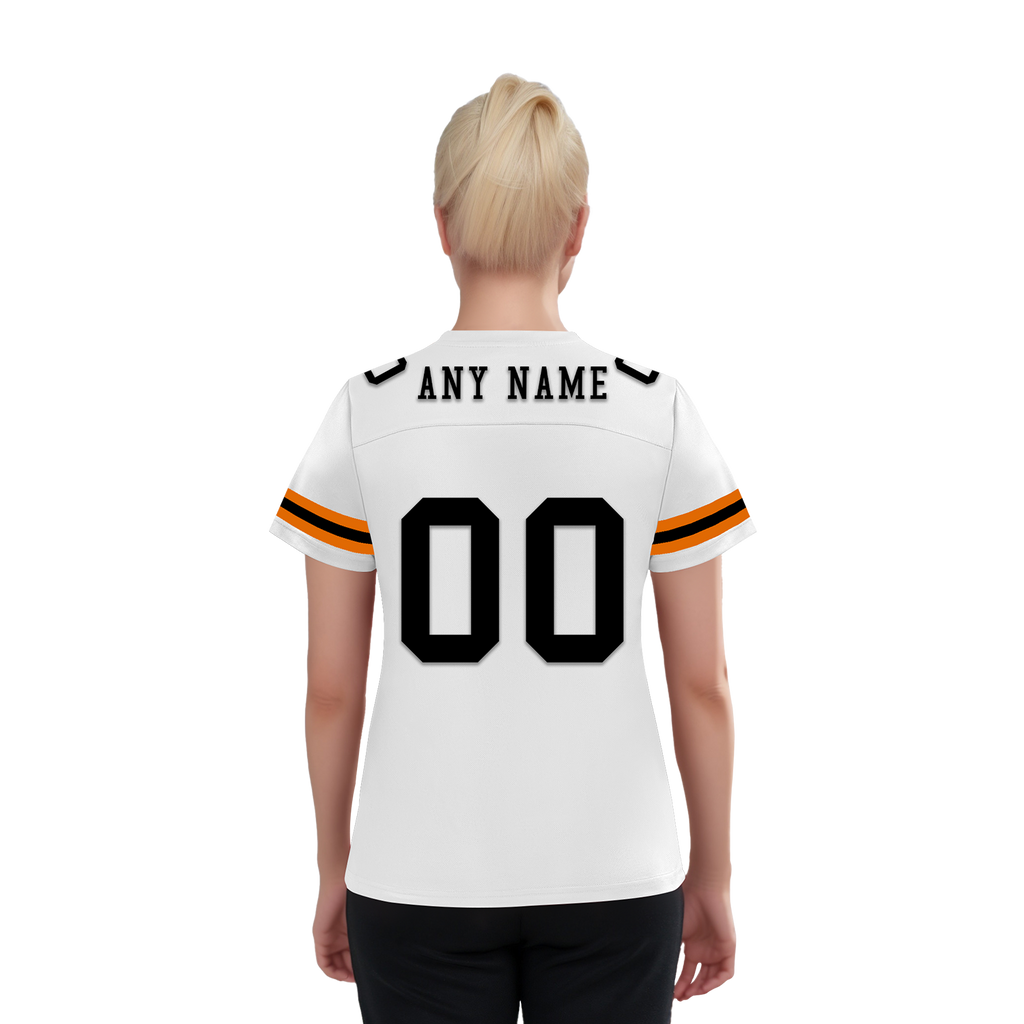 Custom White Classic Style Personalized Authentic Football Jersey FBJ02-bd0a70b9