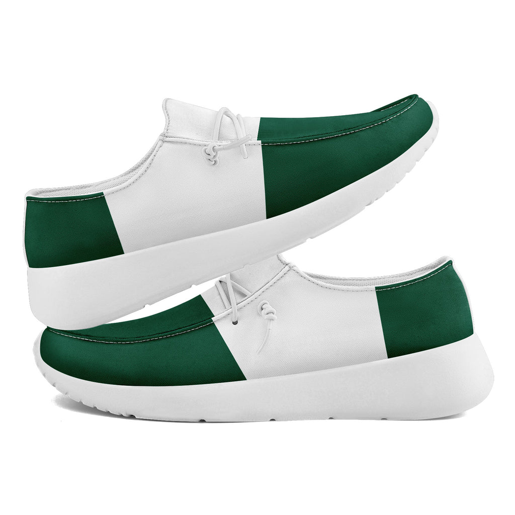 Custom New York Green White Shoes Personalized Sneaker FN018-D020278-28
