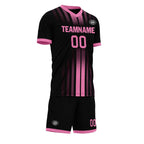 Custom Black Pink Soccer Sets Jersey Personalized SCJ101-D020131-5