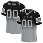 Custom Black Gray Las Vegas Personalized Authentic Football Jersey FBJ02-D020249-20