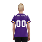 Custom Purple Classic Style Personalized Authentic Football Jersey FBJ02-bd0a7009