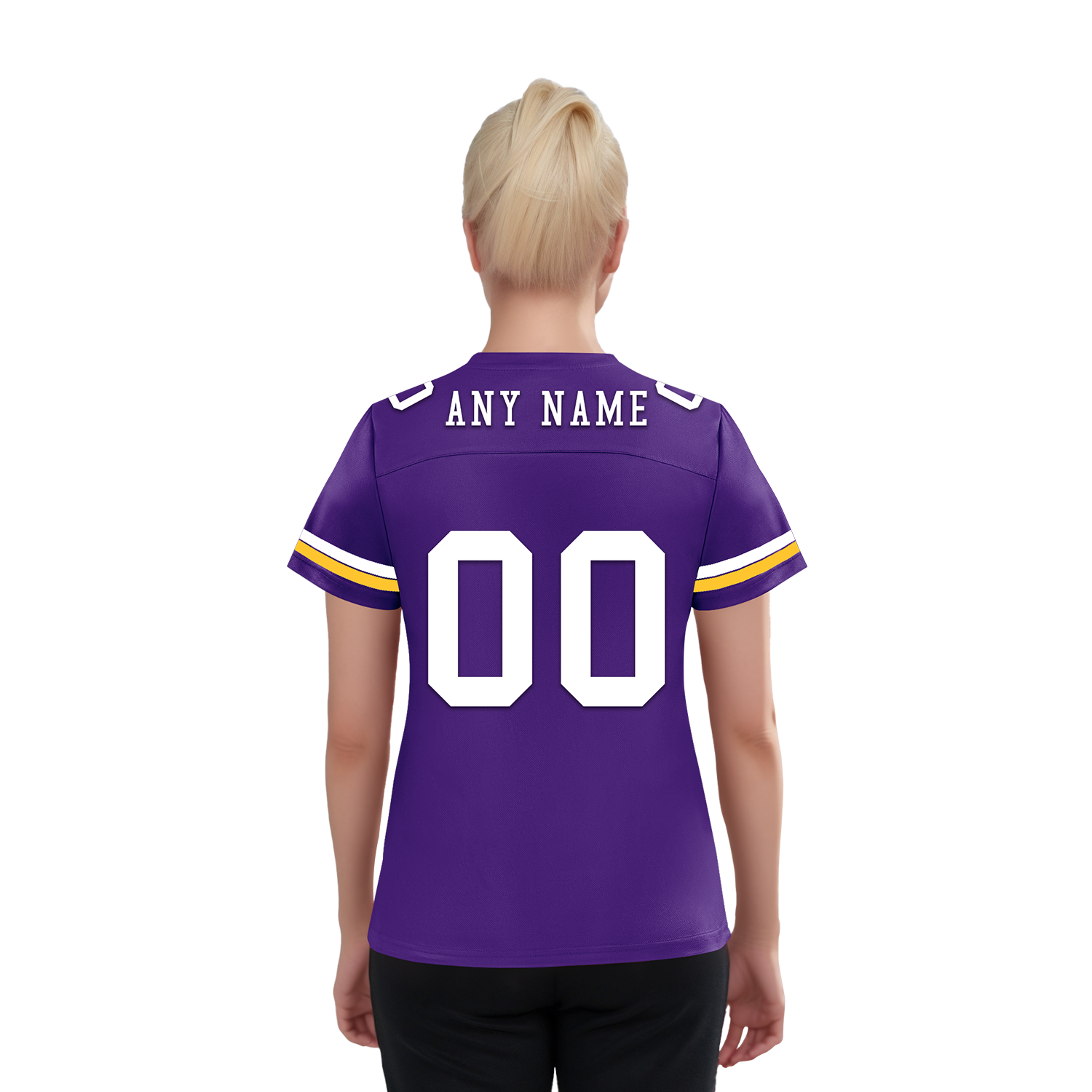 Custom Purple Classic Style Personalized Authentic Football Jersey FBJ02-bd0a7009