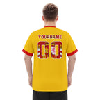 Custom Spain 2026 World Cup Football Shirt Customized Soccer Jersey for Fans Add Your Name & Number FZ190-F025072-3