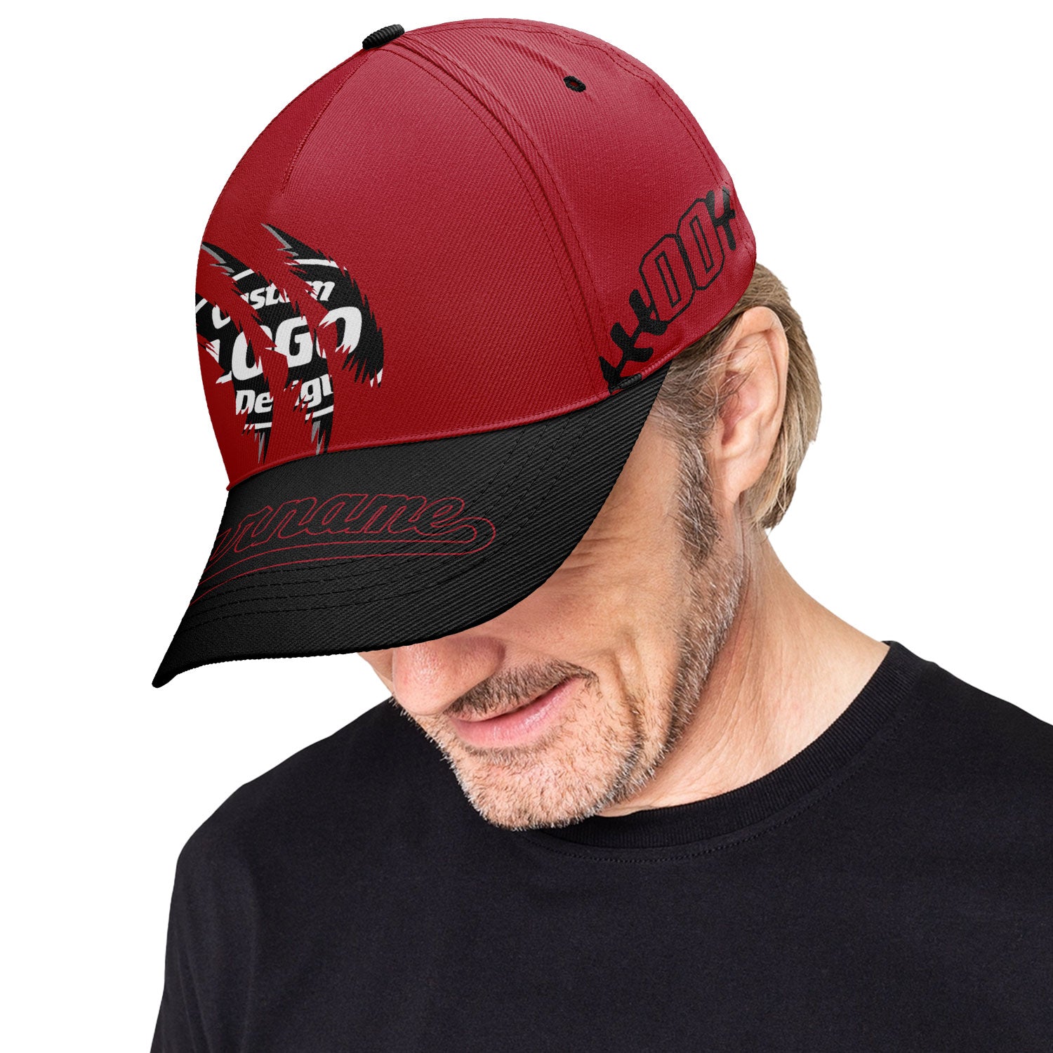 Custom Hat Sport Design Cap Stitched Adjustable Personalized YW061-E025019-1