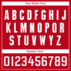 Custom Red Classic Style White Personalized Authentic Baseball Jersey BSBJ01-bd0fadf
