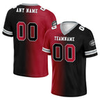 Custom Red Black Georgia Personalized Authentic Football Jersey FBJ02-D028017-2