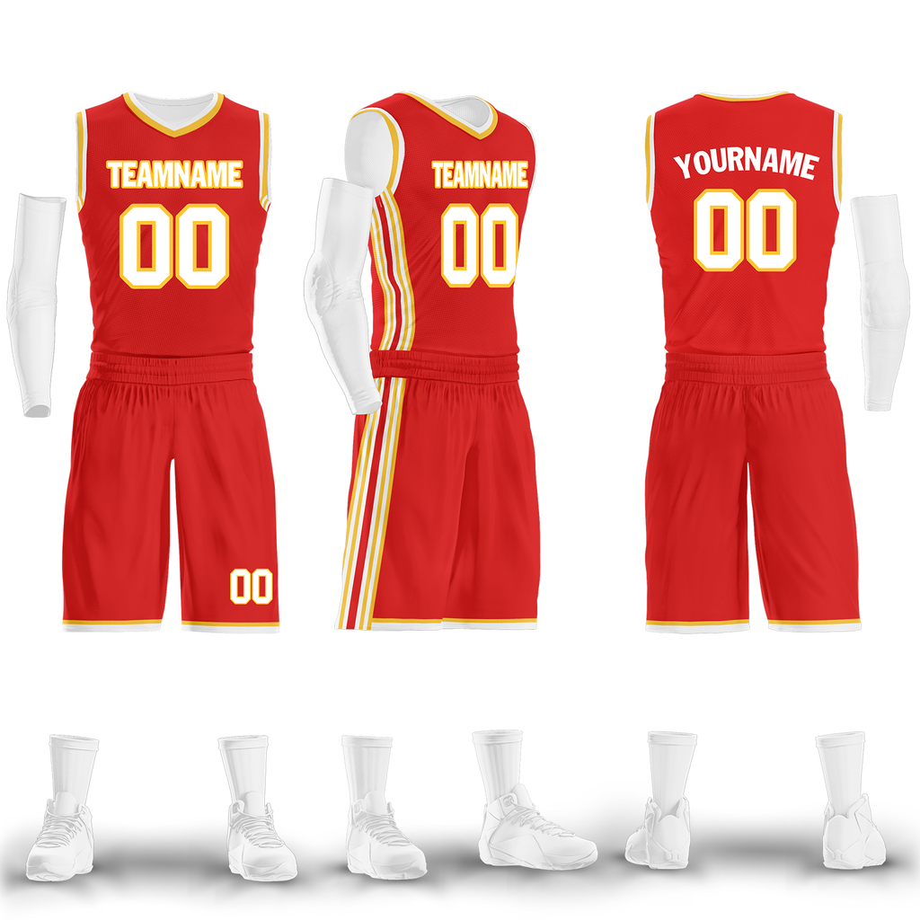 Custom Red Classic Style Sports Uniform Basketball Jersey BBJ01-bd0a70b7