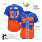 Custom Blue Orange City Edition Personalized Authentic Baseball Jersey BSBJ01-D017128