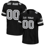 Custom Black Las Vegas Personalized Authentic Football Jersey FBJ02-D020256-23