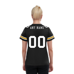 Custom Black Classic Style Personalized Authentic Football Jersey FBJ02-bd0a70a8