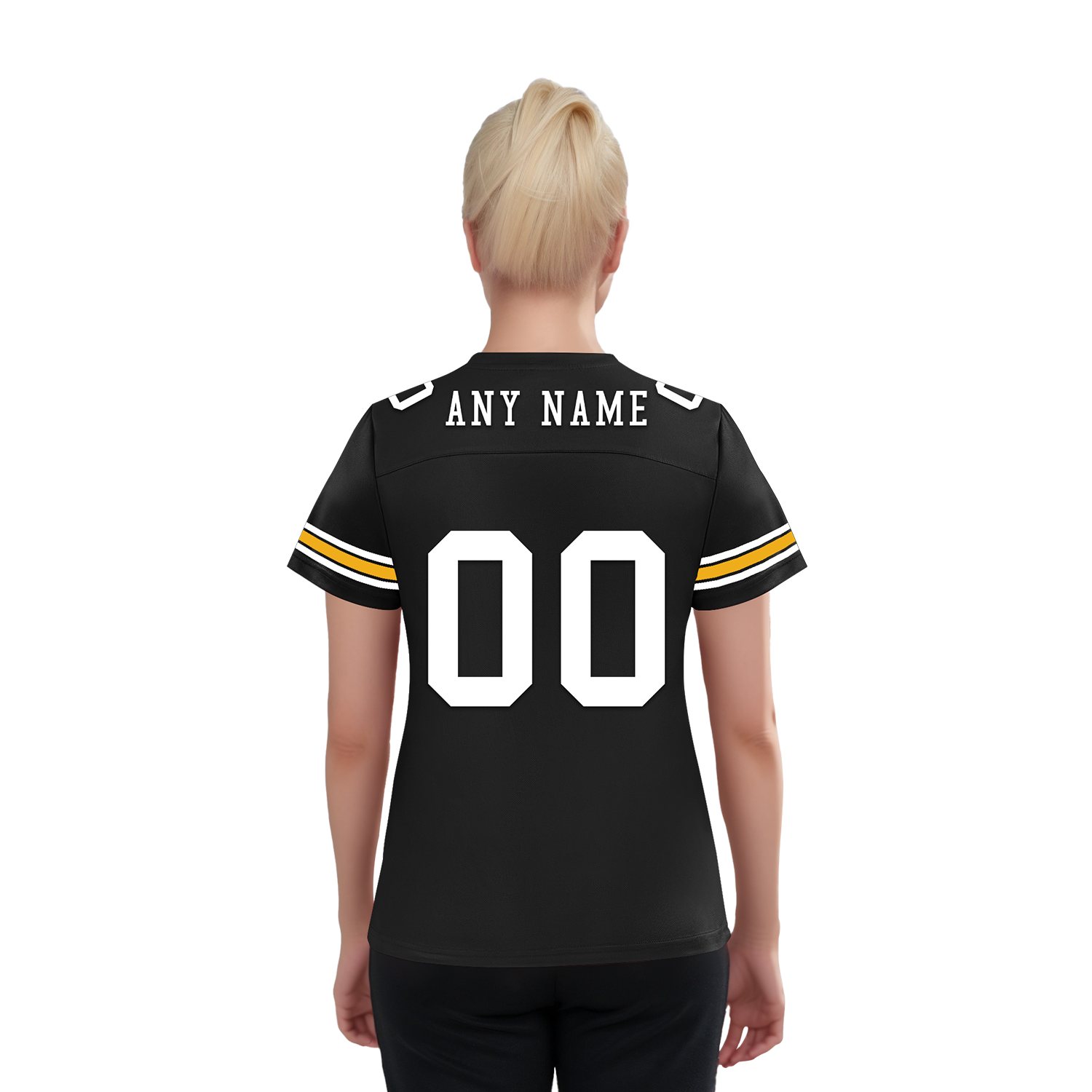 Custom Black Classic Style Personalized Authentic Football Jersey FBJ02-bd0a70a8