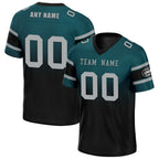Custom Green Black Philadelphia Personalized Authentic Football Jersey FBJ02-D020249-23