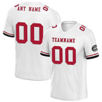Custom White Atlanta Personalized Authentic Football Jersey FBJ02-D020263-3