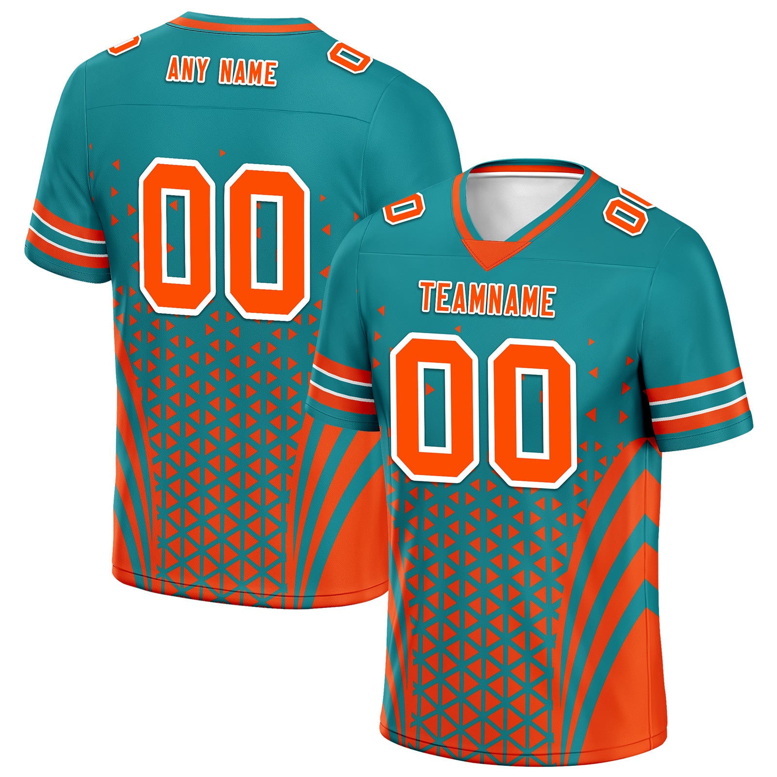 Custom Blue White Florida Personalized Authentic Football Jersey FBJ02-D023033-24