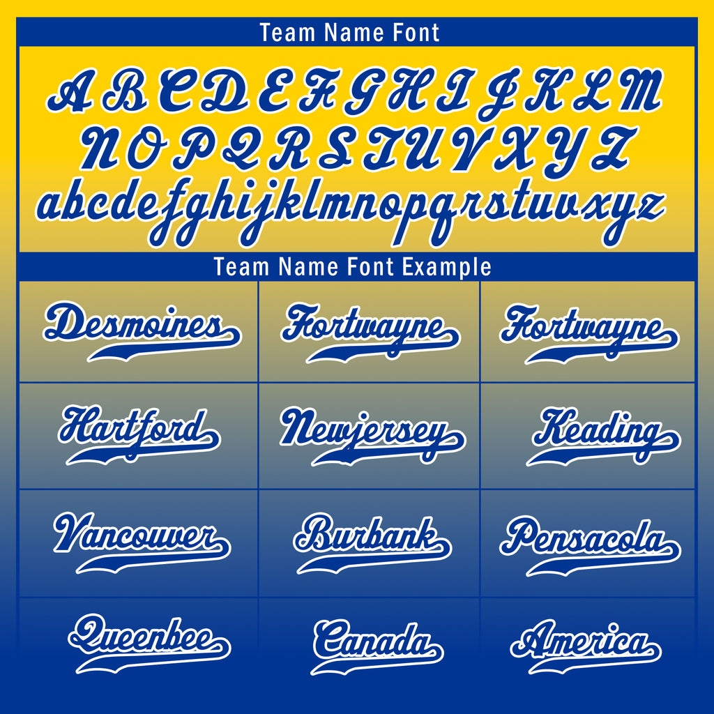 Custom Yellow Blue Fade Fashion Personalized Authentic Baseball Jersey UN002-bd0b007b-aa