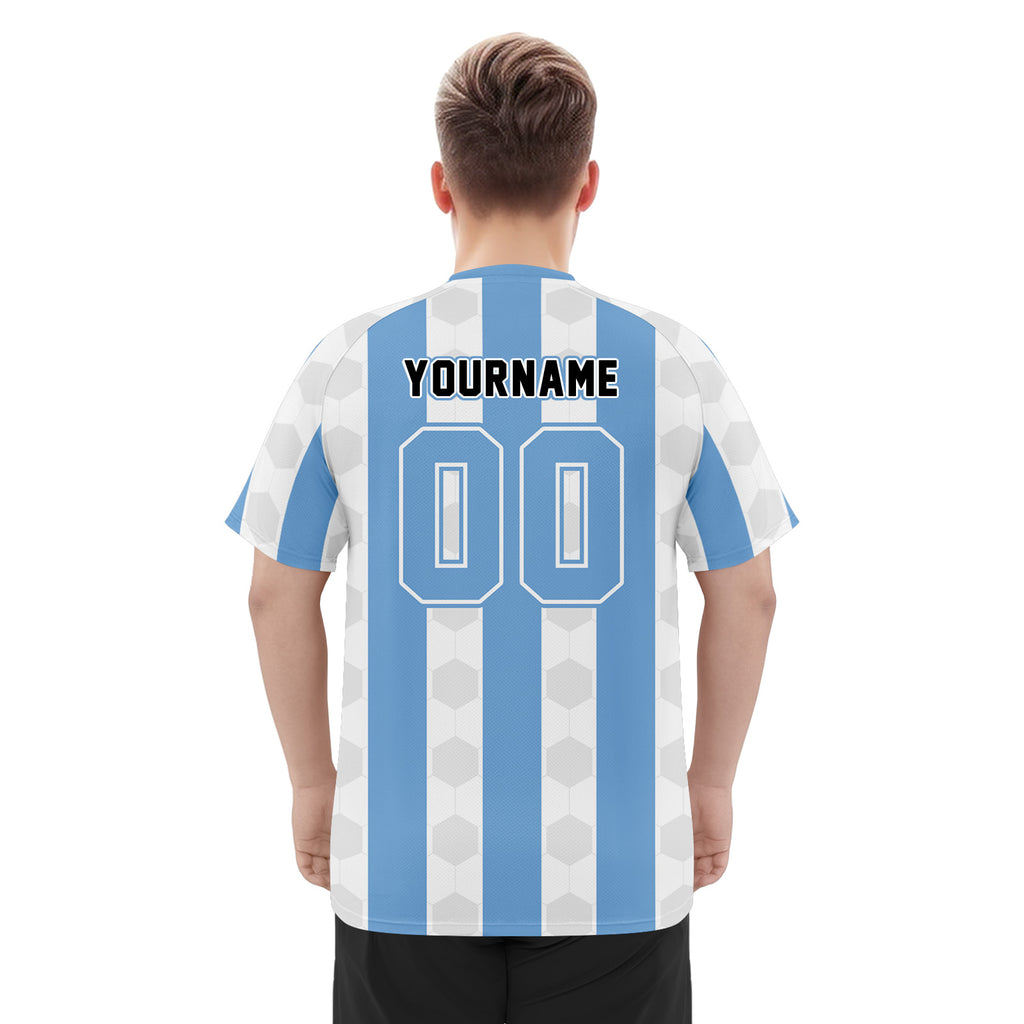 Custom Argentina 2026 World Cup Football Shirt Customized Soccer Jersey for Fans Add Your Name & Number FZ190-F027084-2