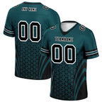Custom Green White Pennsylvania Personalized Authentic Football Jersey FBJ02-D023033-23