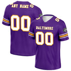 Custom Purple Baltimore Personalized Authentic Football Jersey FBJ02-D020256-32