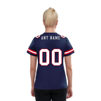 Custom Blue Classic Style Personalized Authentic Football Jersey FBJ02-bd0a70b0