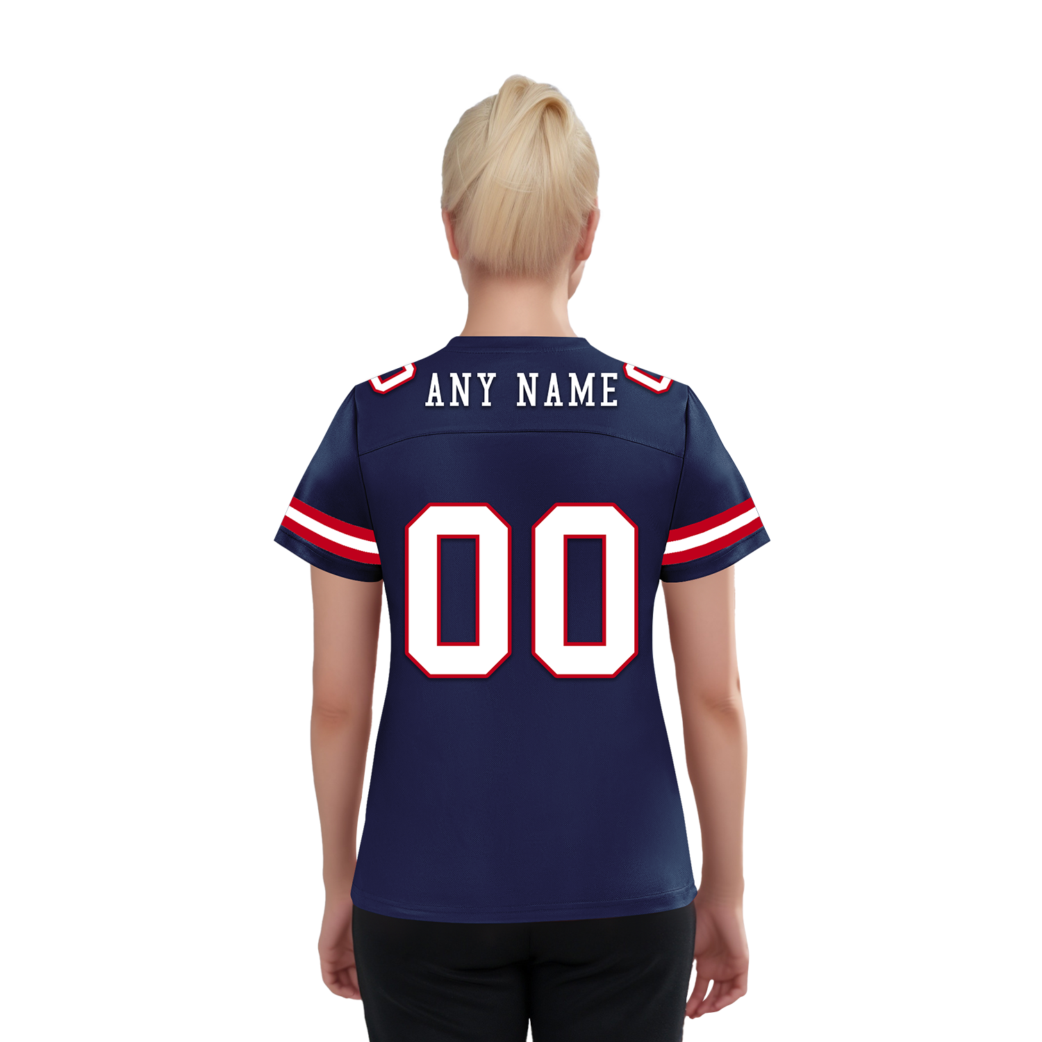 Custom Blue Classic Style Personalized Authentic Football Jersey FBJ02-bd0a70b0
