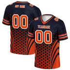 Custom Black Orange Illinois Football Jersey and Sports Shoes Combo Offer Personalized Combo ZH-D023031-7