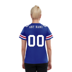 Custom Blue Classic Style Personalized Authentic Football Jersey FBJ02-bd0a70aa