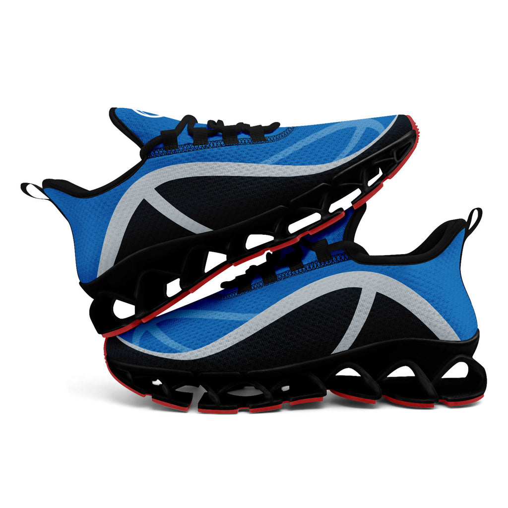 Custom Blue Black Maxsoul Shoes Personalized Sneaker FN003XD-D020391-9