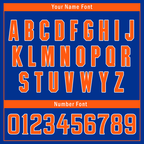 Custom Blue Classic Style Orange Personalized Authentic Baseball Jersey BSBJ01-bd0fa08