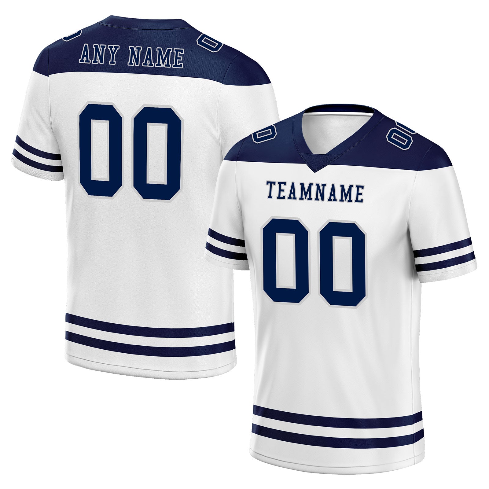 Custom Dallas Personalized Authentic Football Jersey FBJ02-E0607-20