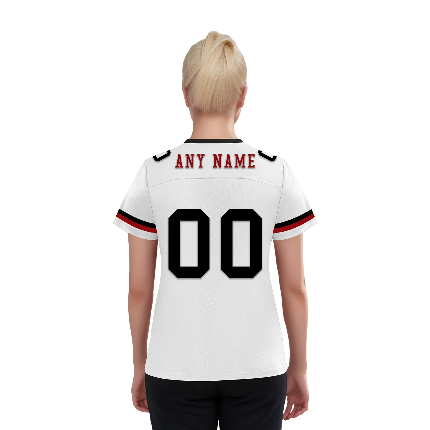 Custom White Black Classic Style Personalized Authentic Football Jersey FBJ02-bd0a700b