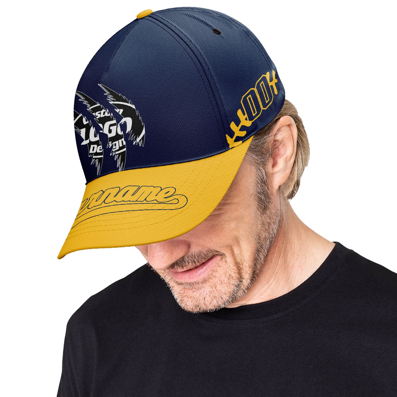 Custom Hat Sport Design Cap Stitched Adjustable Personalized YW061-E025019-17
