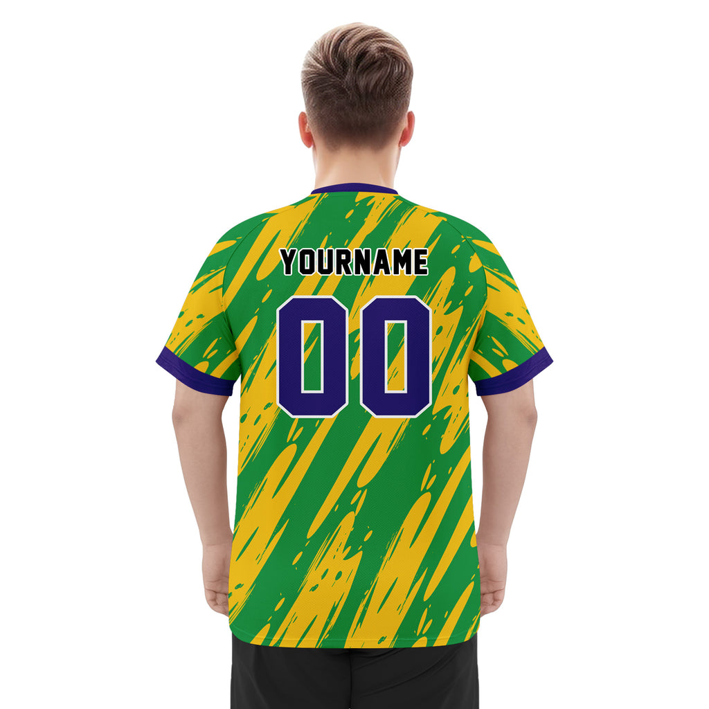 Custom Brazil 2026 World Cup Football Shirt Customized Soccer Jersey for Fans Add Your Name & Number FZ190-F027083-1
