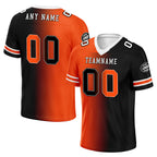 Custom Orange Black Ohio Personalized Authentic Football Jersey FBJ02-D028017-19