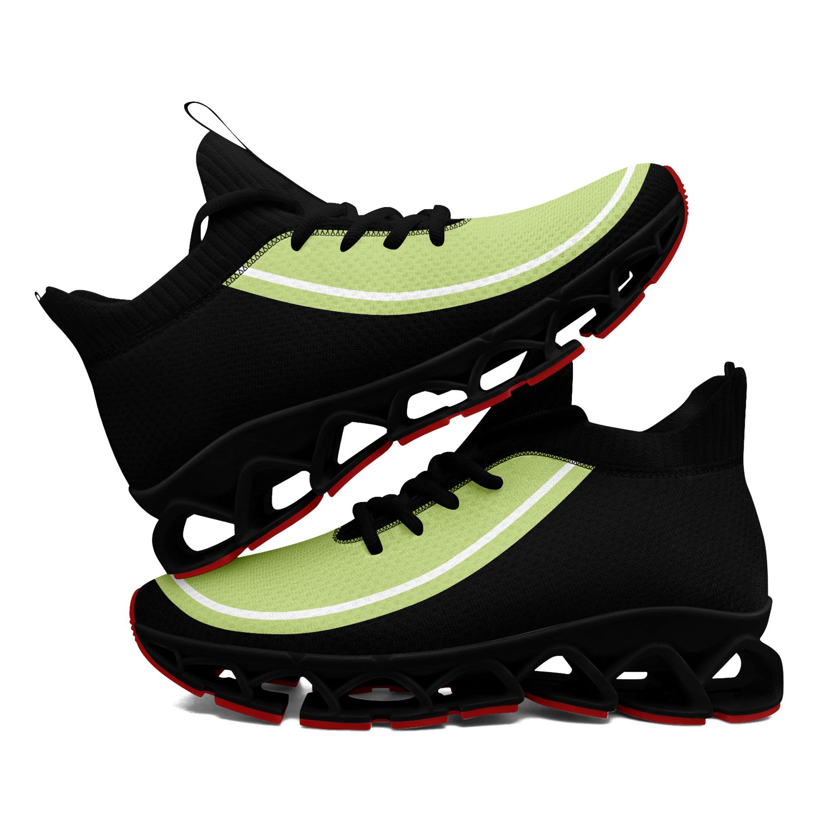 Custom Black Green Maxsoul Shoes Personalized Sneaker FN030XD-D020388-19