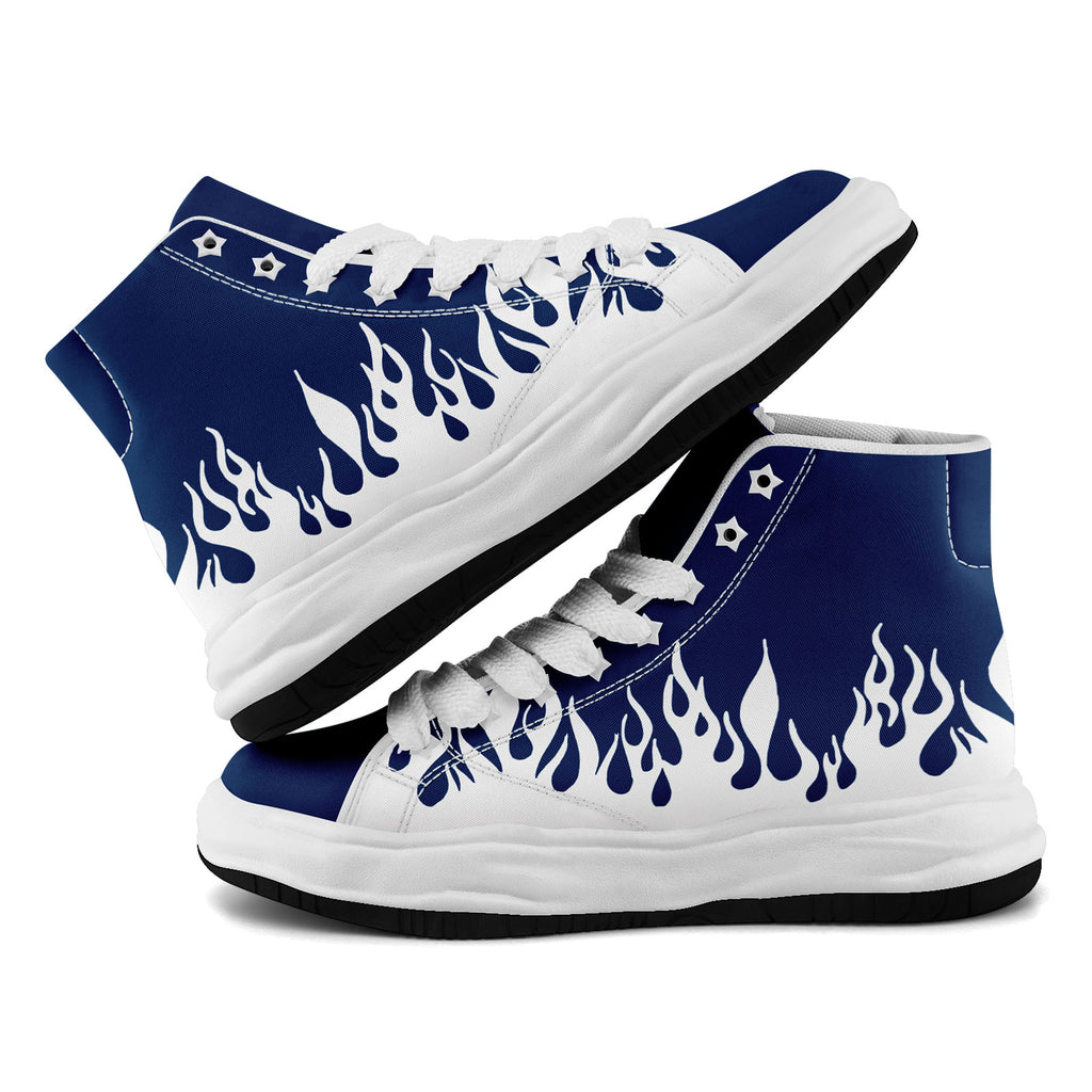 Custom Blue White Dallas Football Jersey and Firesoul Sports Shoes Combo Offer Personalized Combo ZH-D020273-9
