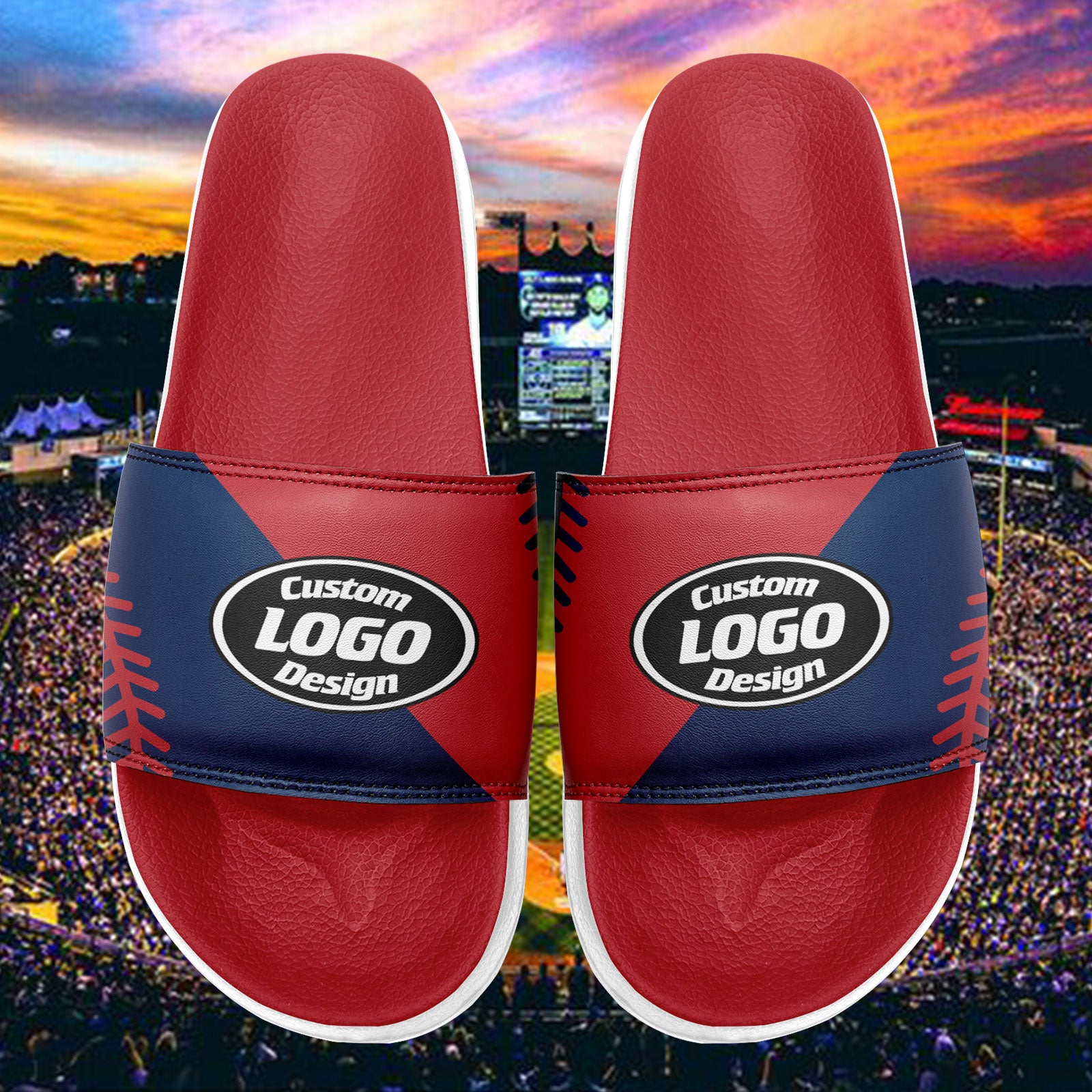 Custom Personalized Slide Sandal Shoes Personalized Sneaker FN055-E023029-5
