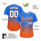 Custom Blue Orange Fade Fashion Personalized Authentic Baseball Jersey BSBJ01-D0a70b7