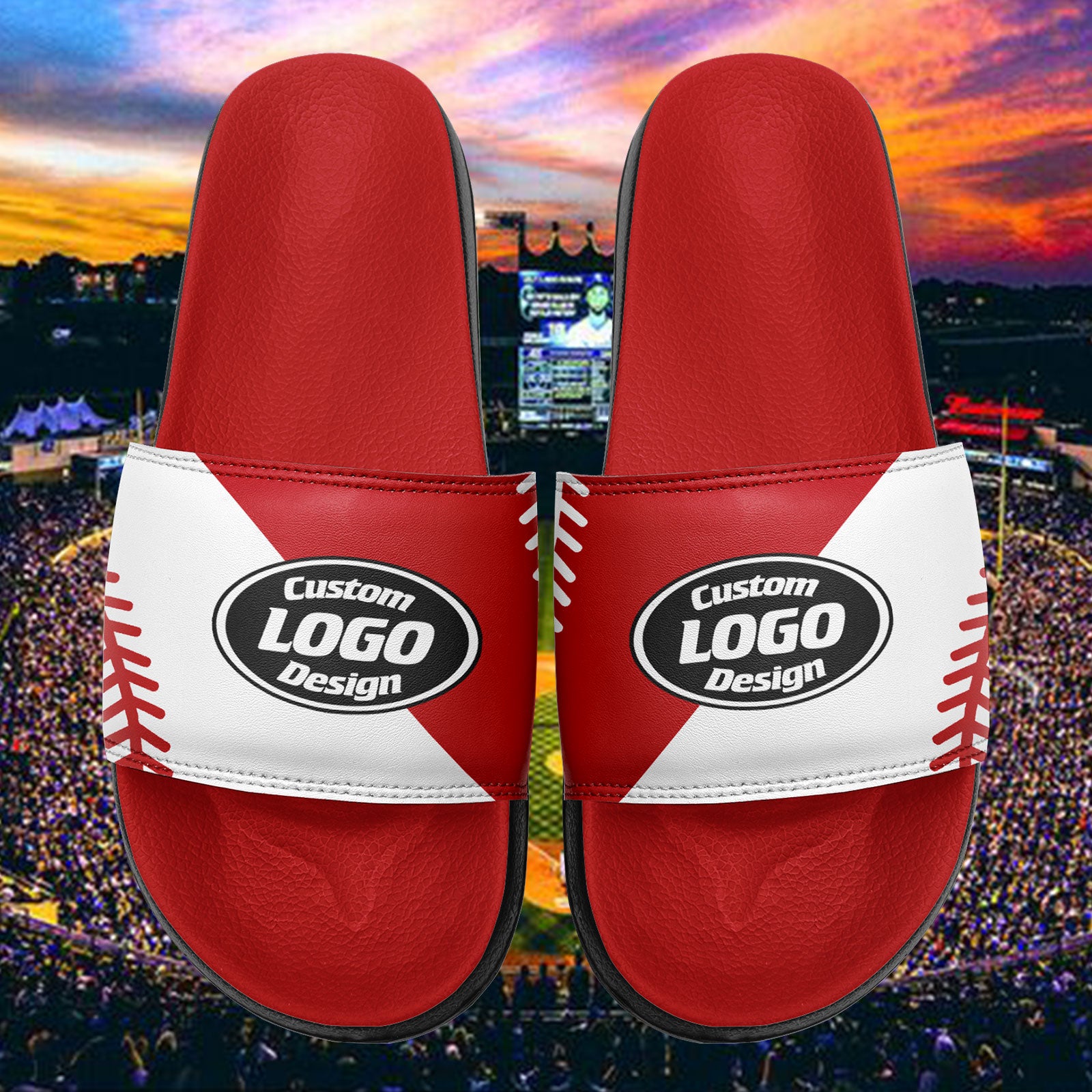 Custom Personalized Slide Sandal Shoes Personalized Sneaker FN055-E023029-26