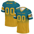 Custom Green Yellow Jacksonville Personalized Authentic Football Jersey FBJ02-D020249-16