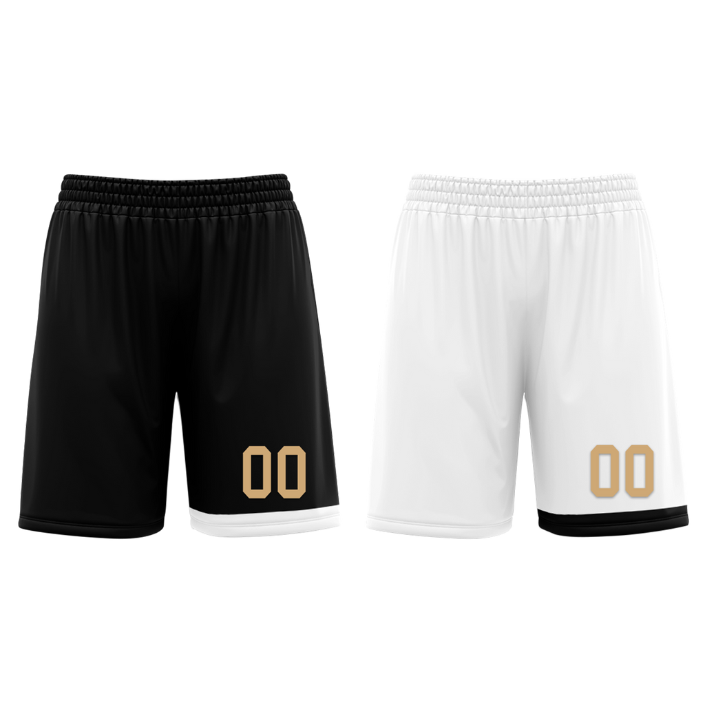 Custom Black White Classic Style Reversible Basketball Uniform Personalized Ordinary BBJR-D017044